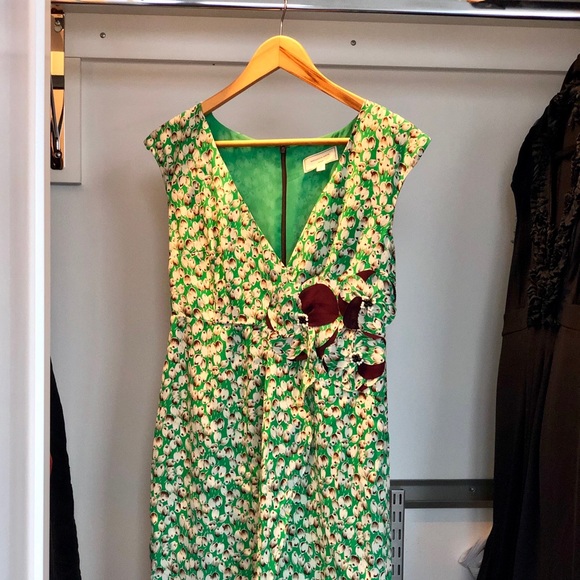 Moulinette Soeurs Silk Dress - size 2 - Picture 2 of 6